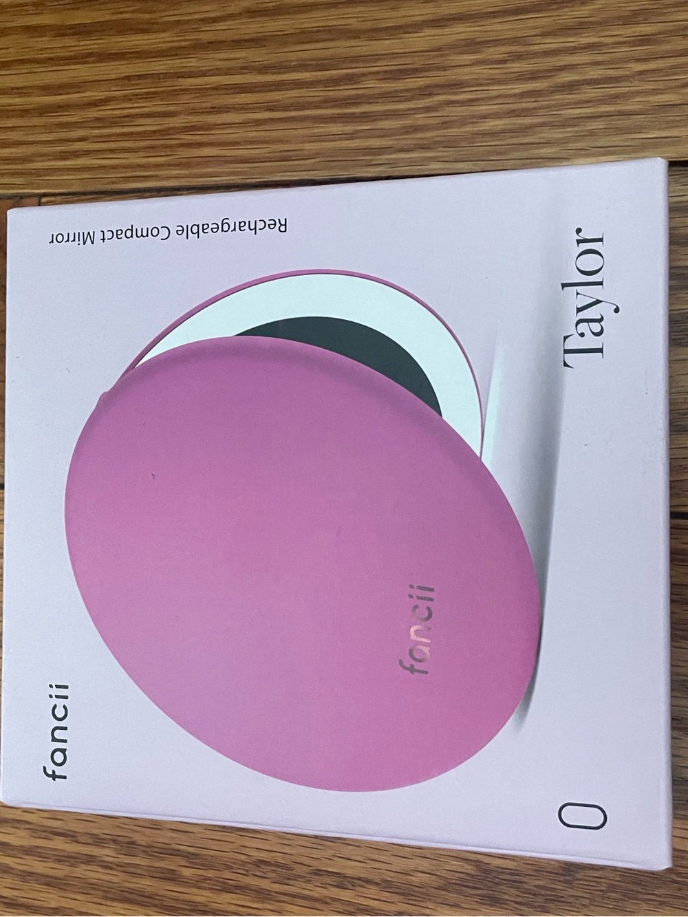 fancii Taylor Rechargeable Compact Mirror – Pink